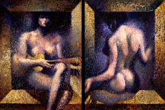1_Dipthych-Nude-in-frame.-Oil-on-canvas.-Two-separate-paintings-40-x-30-inces-each