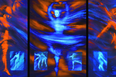 1_Triptych-Balet.Oil-on-canvas.Three-separate-paintings-40-x-30-inches-each