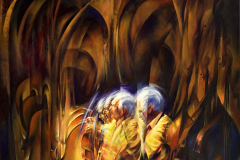 Cello-maker-Paris.-Oil-on-canvas.-46-x-40-inches