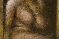 Nude-in-golden-tones.-Oil-on-board.-27.5-x-19.5-inches