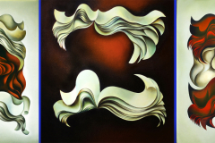 Triptych-Flying-thoughts.-Oil-on-canvas